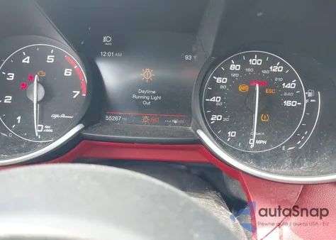 2018 Alfa Romeo Giulia Ti Rwd z USA, uszkodzony, nr VIN ZARFAECNXJ7589715